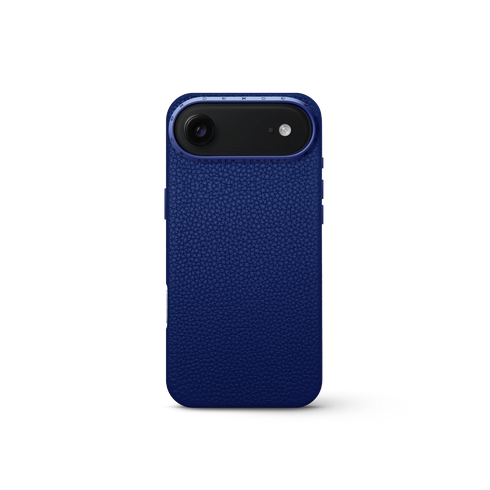 iPhone Case 17 - Full-Grain Leather - Deep Blue