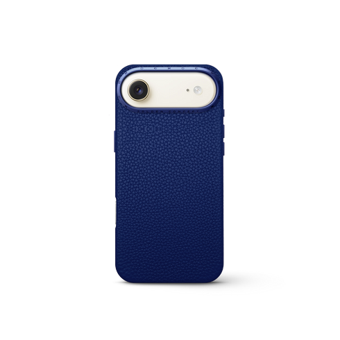 iPhone Case 17 - Full-Grain Leather - Deep Blue