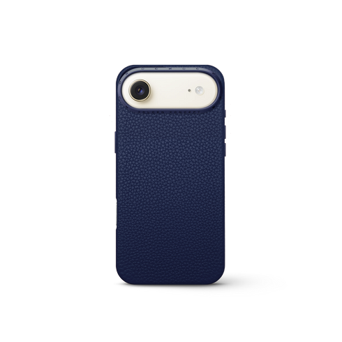 iPhone Case 17 - Full-Grain Leather - Midnight Blue