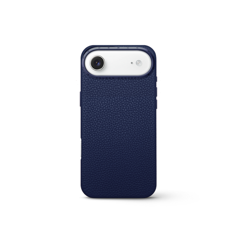 iPhone Case 17 - Full-Grain Leather - Midnight Blue