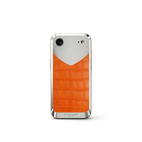iPhone Case / RST17 - Magnetic Shield Alligator Edition - Matte Orange