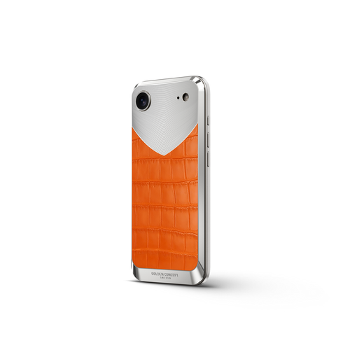 iPhone Case / RST17 - Magnetic Shield Alligator Edition - Matte Orange