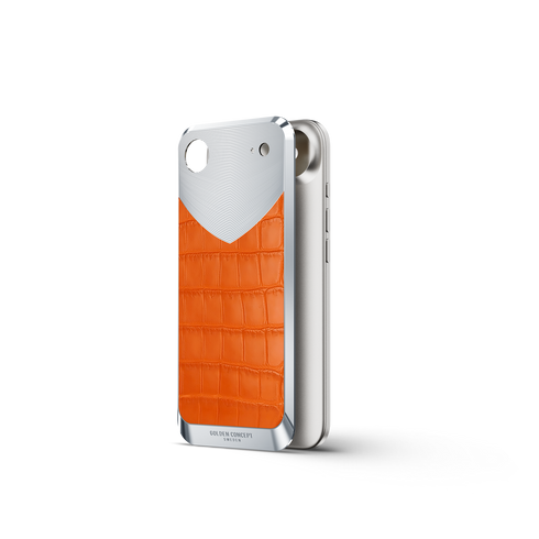 iPhone Case / RST17 - Magnetic Shield Alligator Edition - Matte Orange
