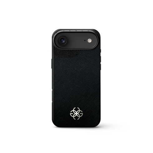 iPhone Case 17 - Saffiano Leather Logo