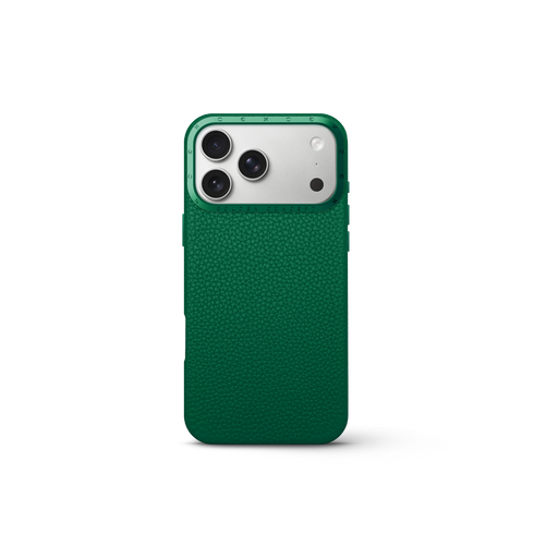 iPhone Case 17 - Full-Grain Leather - Evergreen