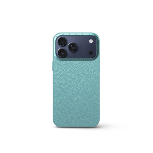 iPhone Case 17 - Full-Grain Leather - Sky