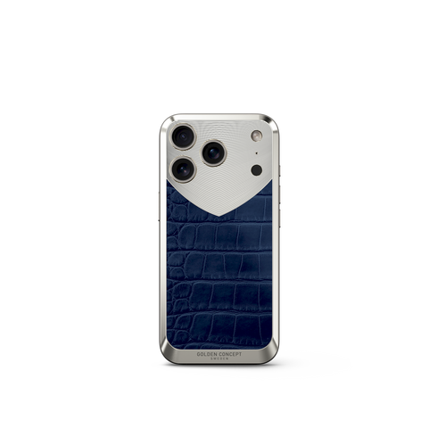 iPhone Case / RST17 - Magnetic Shield Alligator Edition - Matte Blue