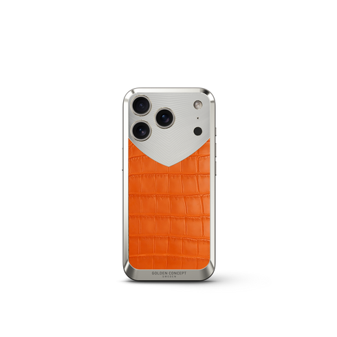 iPhone Case / RST17 - Magnetic Shield Alligator Edition - Matte Orange