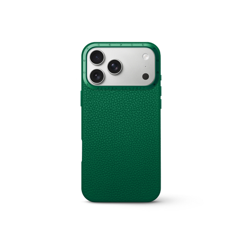 iPhone Case 17 - Full-Grain Leather - Evergreen