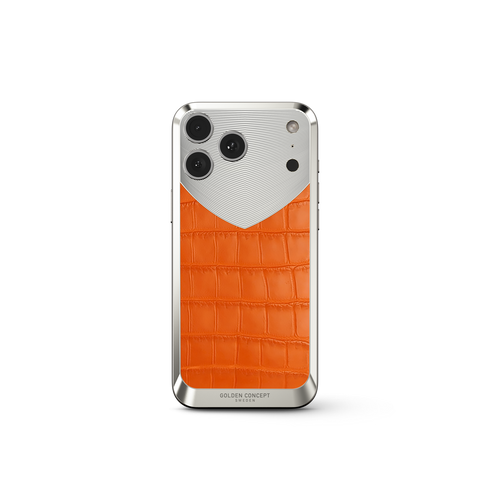 iPhone Case / RST17 - Magnetic Shield Alligator Edition - Matte Orange