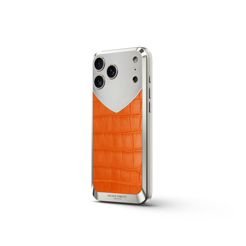 iPhone Case / RST17 - Magnetic Shield Alligator Edition - Matte Orange