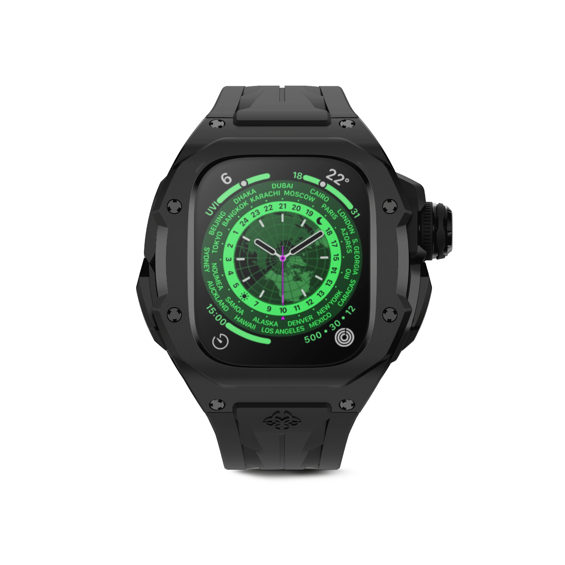 Apple Watch Case / RST49 Onyx Steel Golden Concept TH