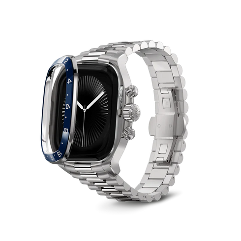 Apple Watch Case / CRCS46 Silver/Blue