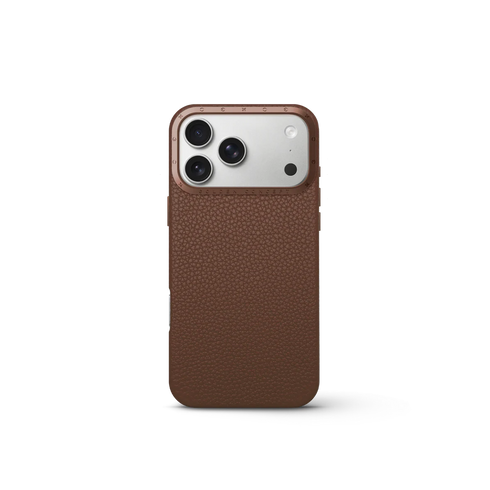 iPhone Case 17 - Full-Grain Leather - Chestnut