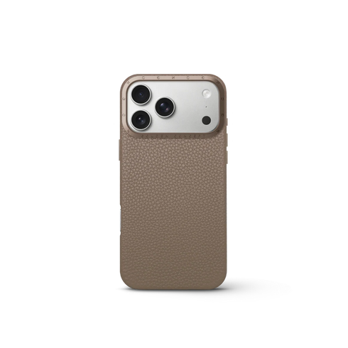 iPhone Case 17 - Full-Grain Leather - Sand