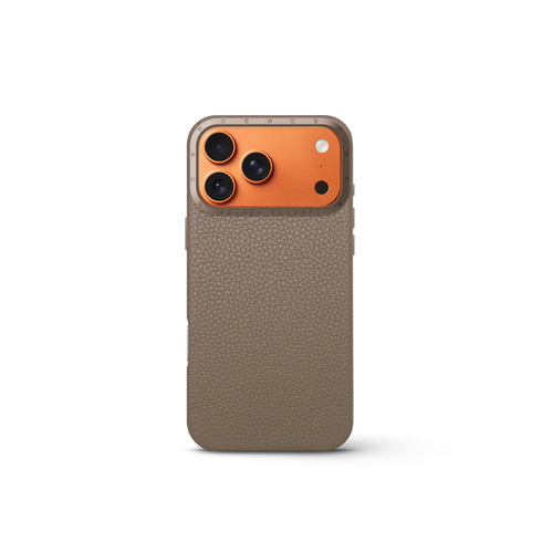 iPhone Case 17 - Full-Grain Leather - Sand