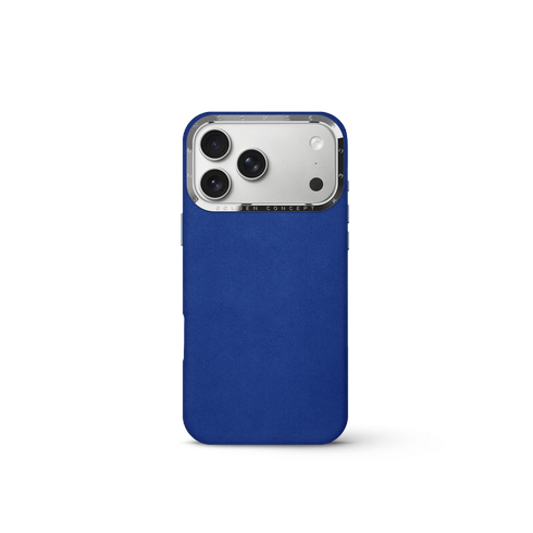 iPhone Case 17 - Alcantara - Midnight Blue