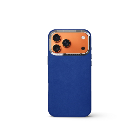 iPhone Case 17 - Alcantara - Midnight Blue