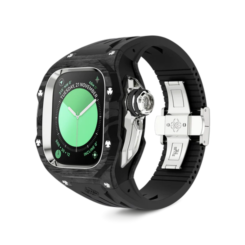 Apple Watch Case / RSCIII49 - Silver Carbon